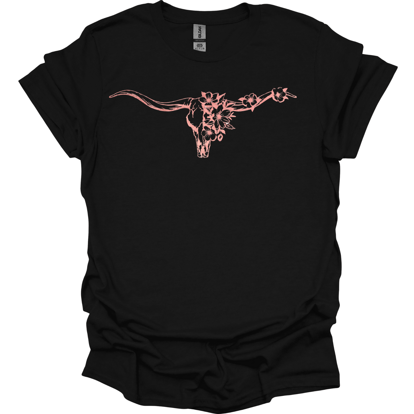 Floral Bull Skull
